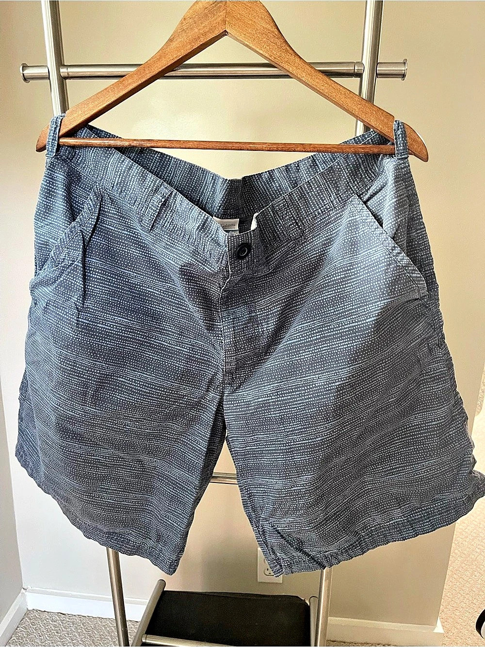 Columbia Men's Hybrid Shorts Blue & Gray Waist 38